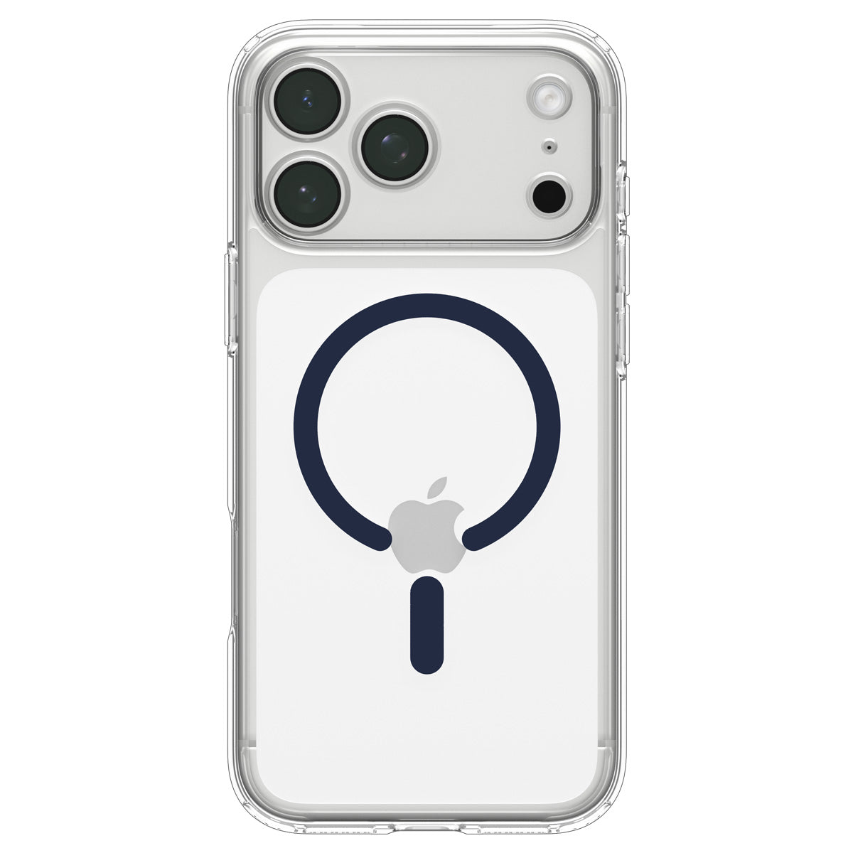 Handyhülle für iPhone 18 Pro, Spigen Ultra Hybrid Mag mit MagSafe, Transparent-Dunkelblau (11/16)