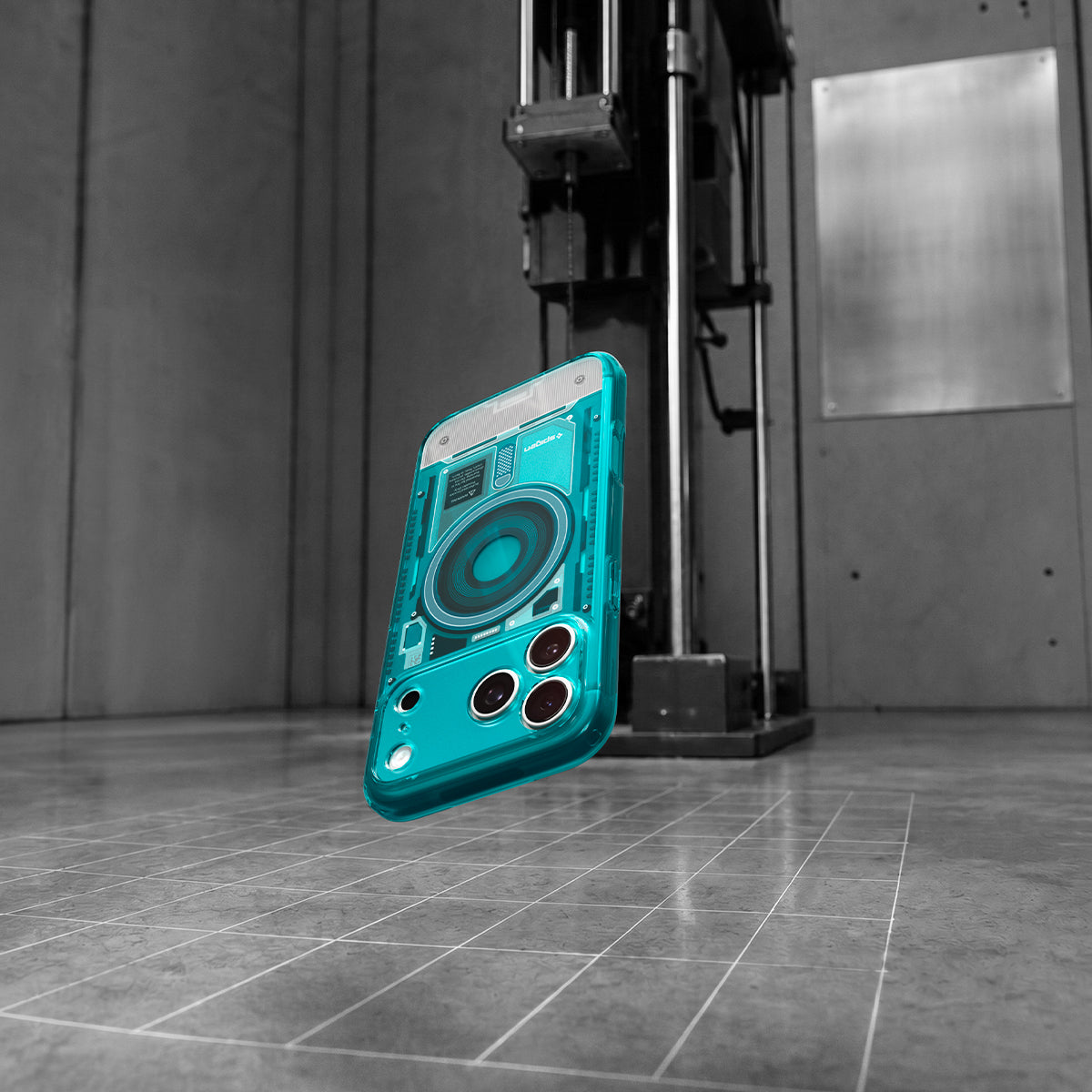 Handyhülle für iPhone 18 Pro Max / 17 Pro Max, Spigen Ultra Hybrid Mag mit MagSafe, Türkis (15/16)