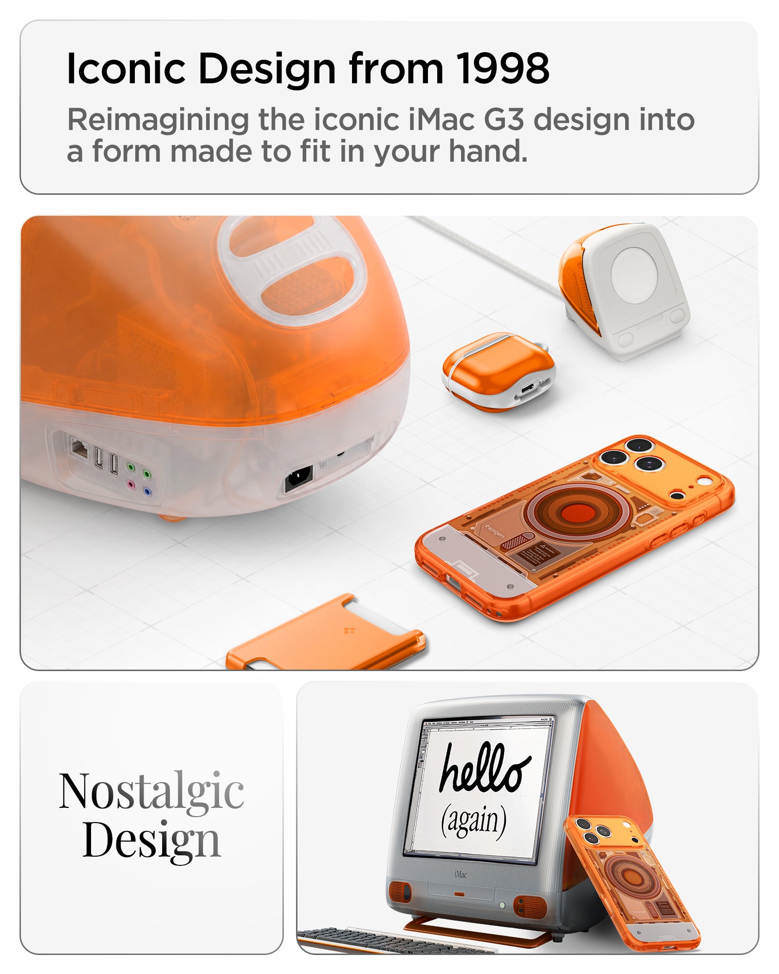 Handyhülle für iPhone 18 Pro Max / 17 Pro Max, Spigen Ultra Hybrid Mag mit MagSafe, Orange (3/16)