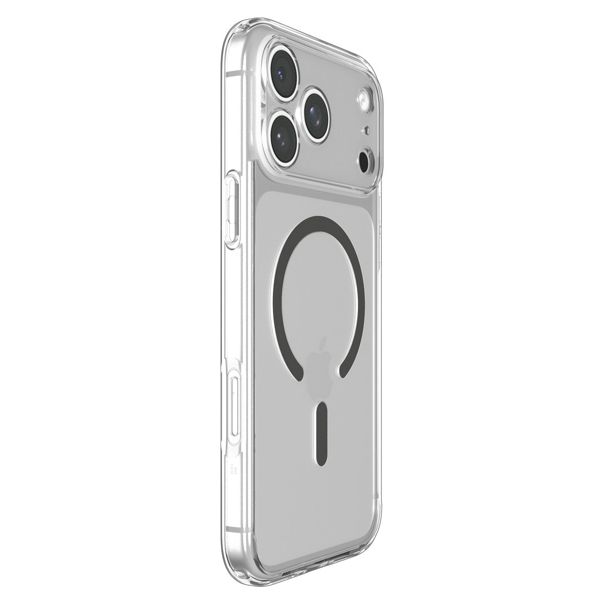 Handyhülle für iPhone 18 Pro Max, Spigen Ultra Hybrid Mag mit MagSafe, Transparent-Grau (12/16)