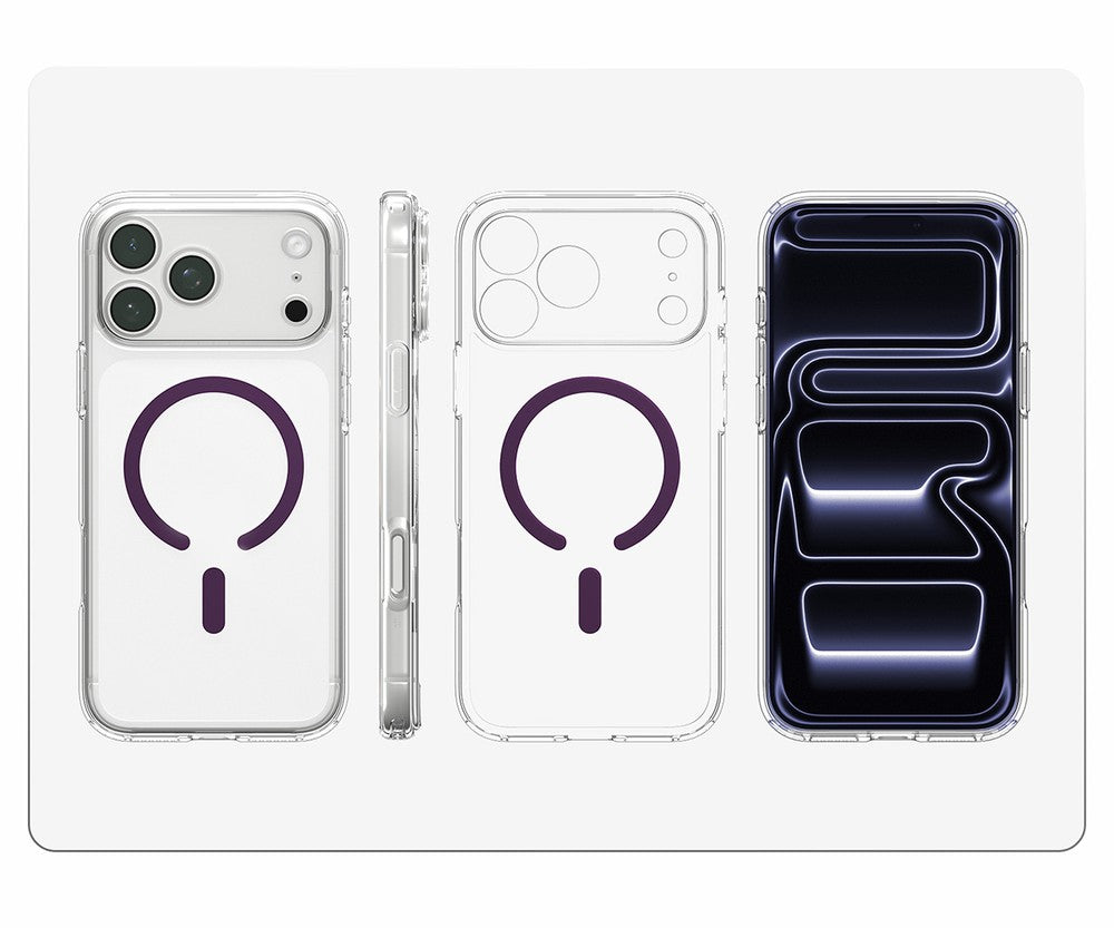 Handyhülle für iPhone 18 Pro Max / 17 Pro Max, Spigen Ultra Hybrid Mag mit MagSafe, Transparent-Violett (5/16)