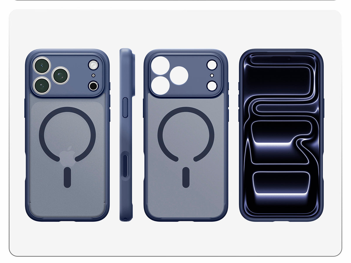 Handyhülle für iPhone 18 Pro Max, Spigen Ultra Hybrid Mag mit MagSafe, Durchscheinend-Blau (5/16)