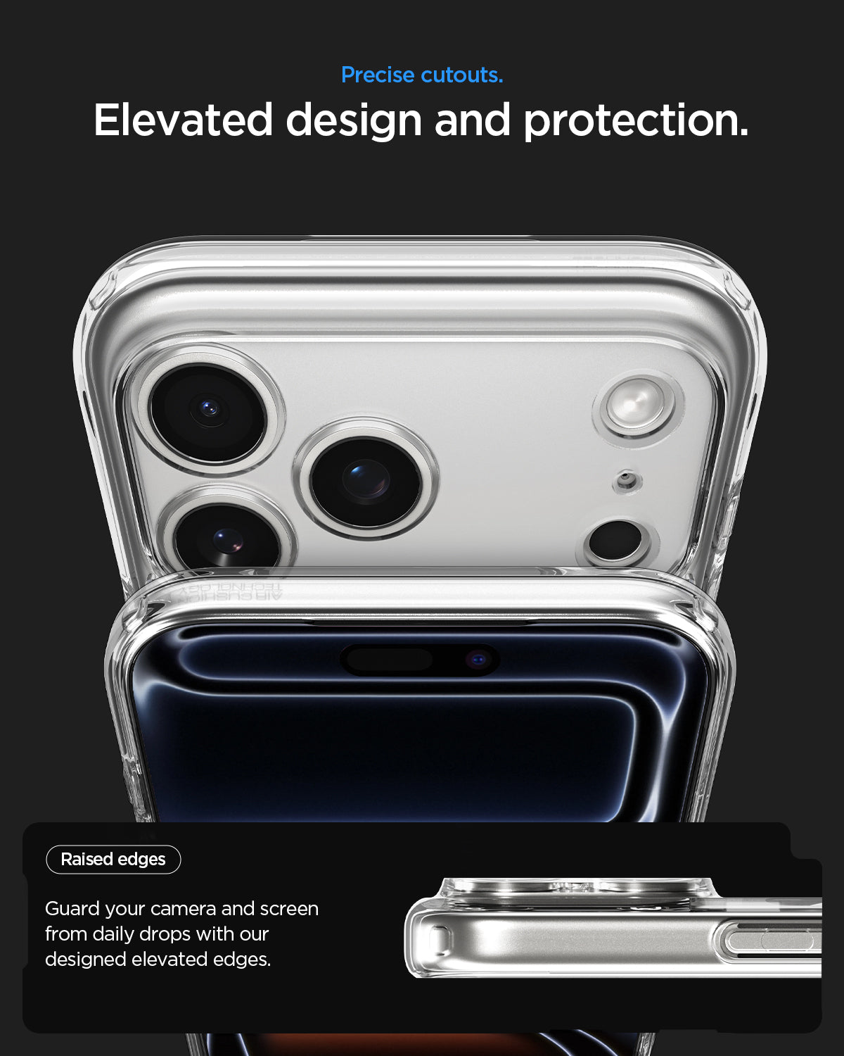 Handyhülle für iPhone 18 Pro Max, Spigen Ultra Hybrid Mag mit MagSafe, Transparent-Weiß (Zero One) (2/14)
