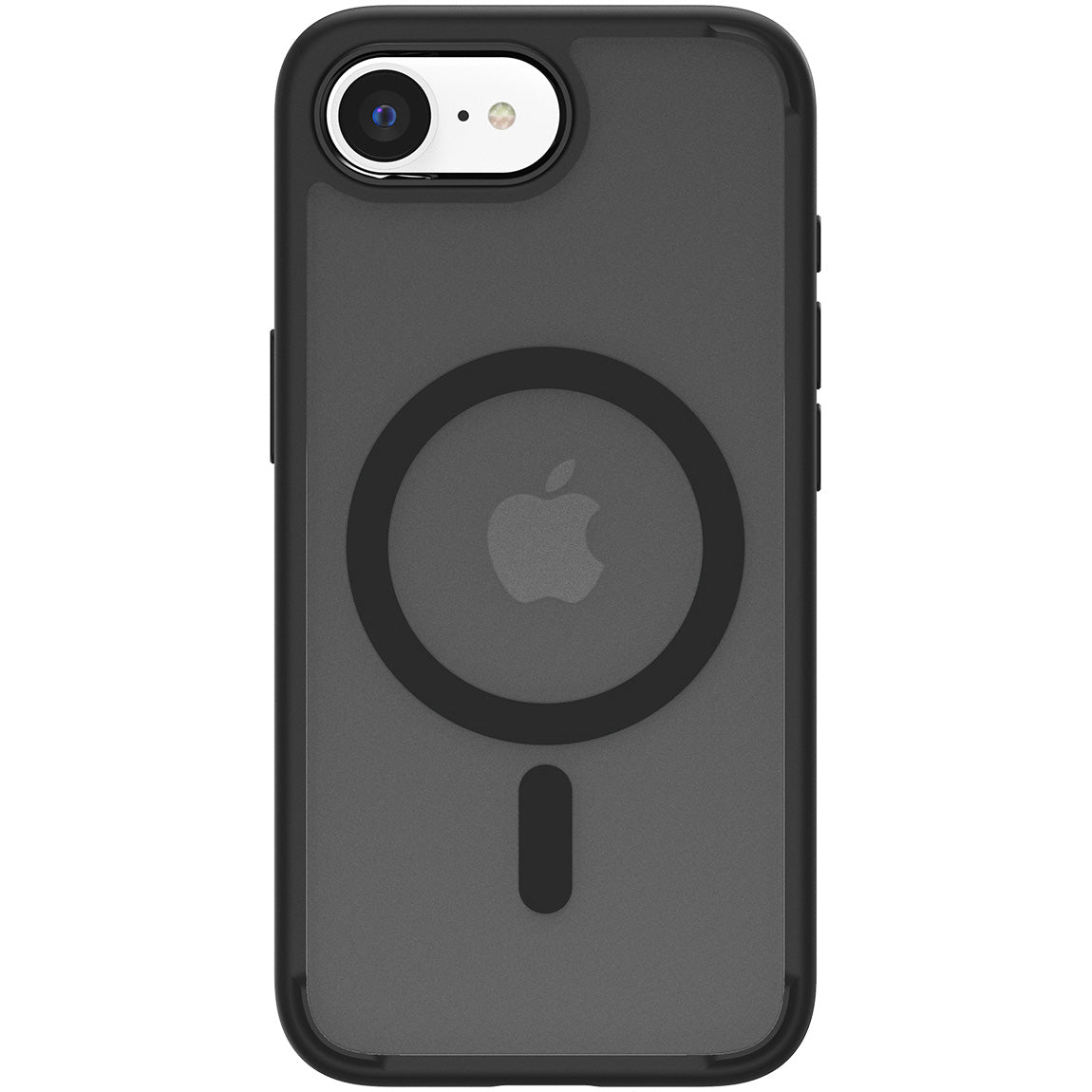 Handyhülle für iPhone 17e / 16e, Spigen Ultra Hybrid Mag mit MagSafe, Grau-Schwarz