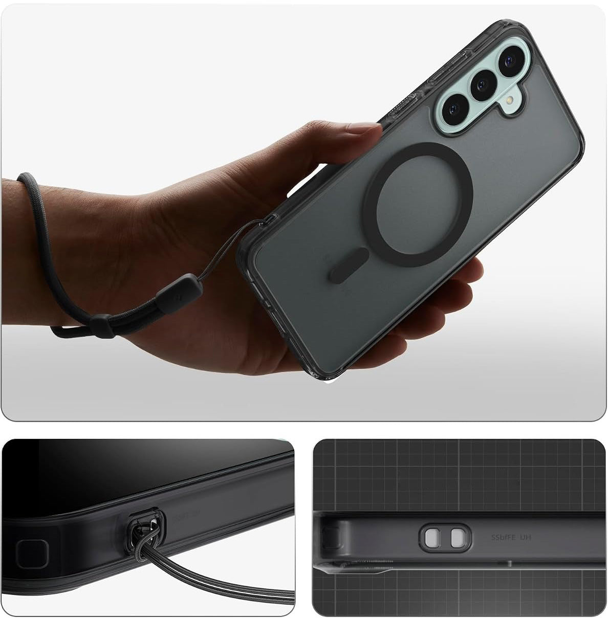Handyhülle für Samsung Galaxy S26 FE, Spigen Ultra Hybrid Mag mit MagSafe, Durchscheinend