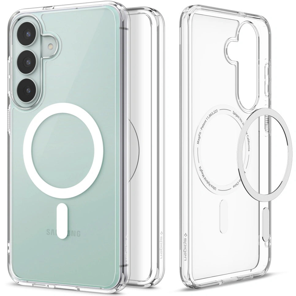 Handyhülle für Galaxy S26 FE, Spigen Ultra Hybrid Mag mit MagSafe, Transparent