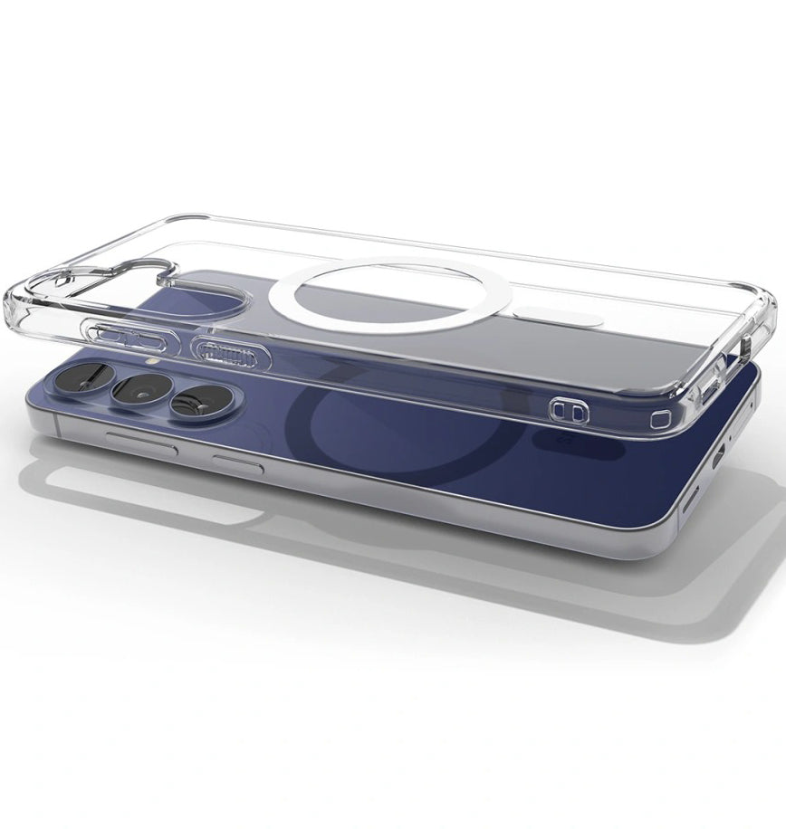 Handyhülle für Galaxy S26 FE, Spigen Ultra Hybrid Mag mit MagSafe, Transparent