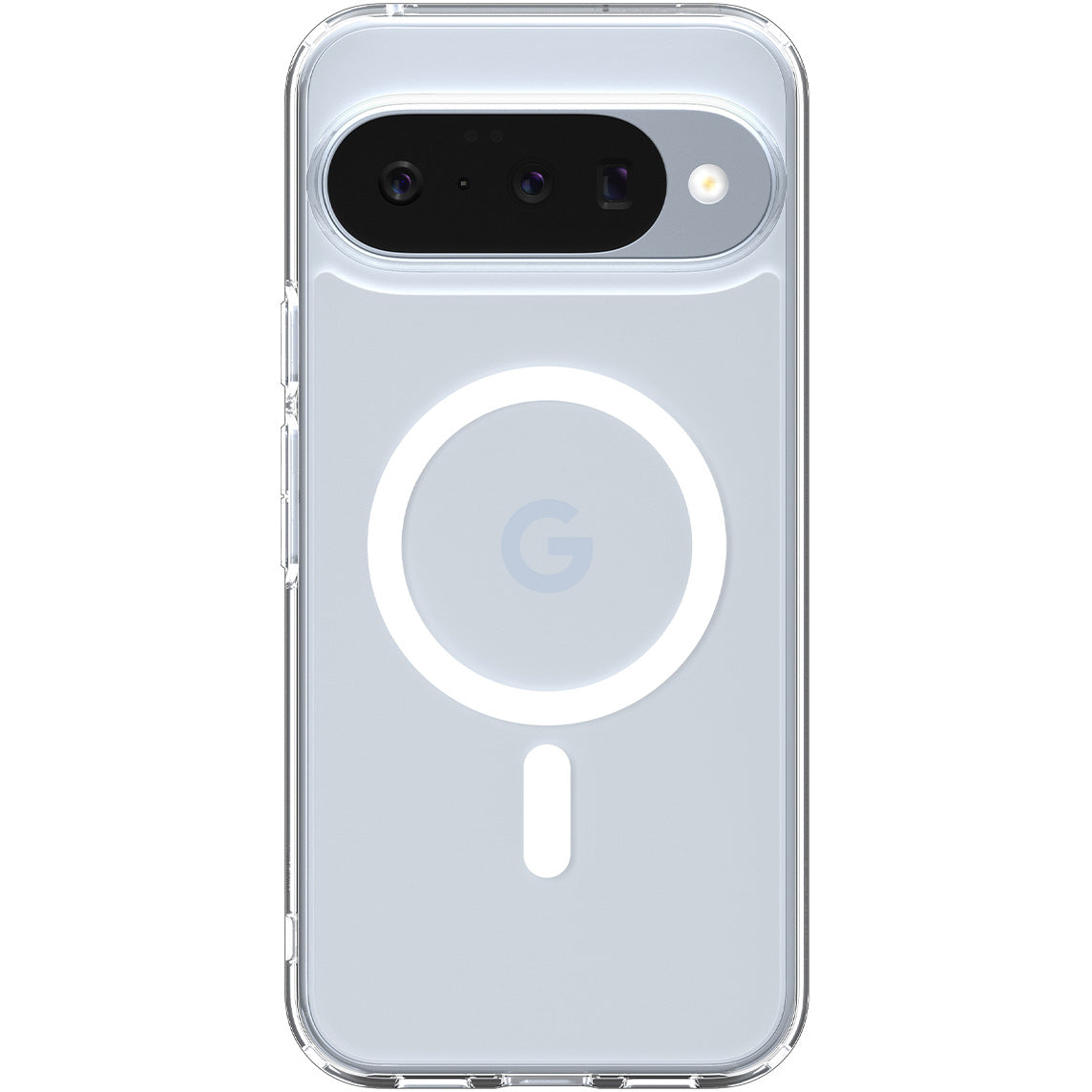 Handyhülle für Google Pixel 10 Pro / Pixel 10, Spigen Ultra Hybrid Mag mit MagSafe, Transparent-Weiß