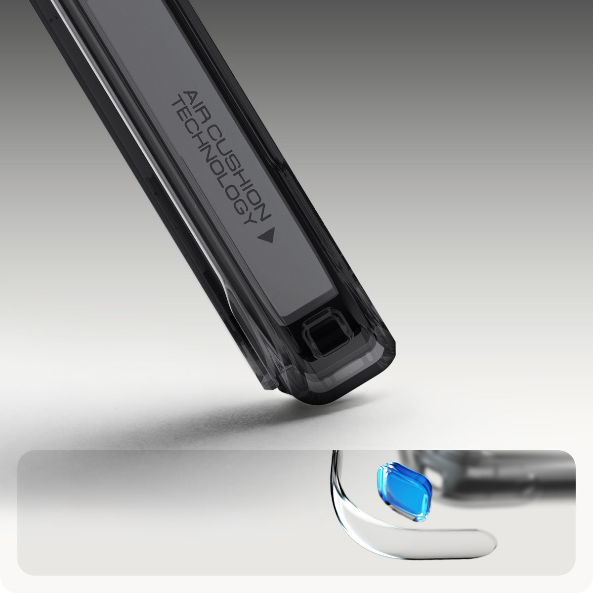 Handyhülle für Google Pixel 10 Pro / Pixel 10, Spigen Ultra Hybrid Mag mit MagSafe, Durchscheinend-Schwarz
