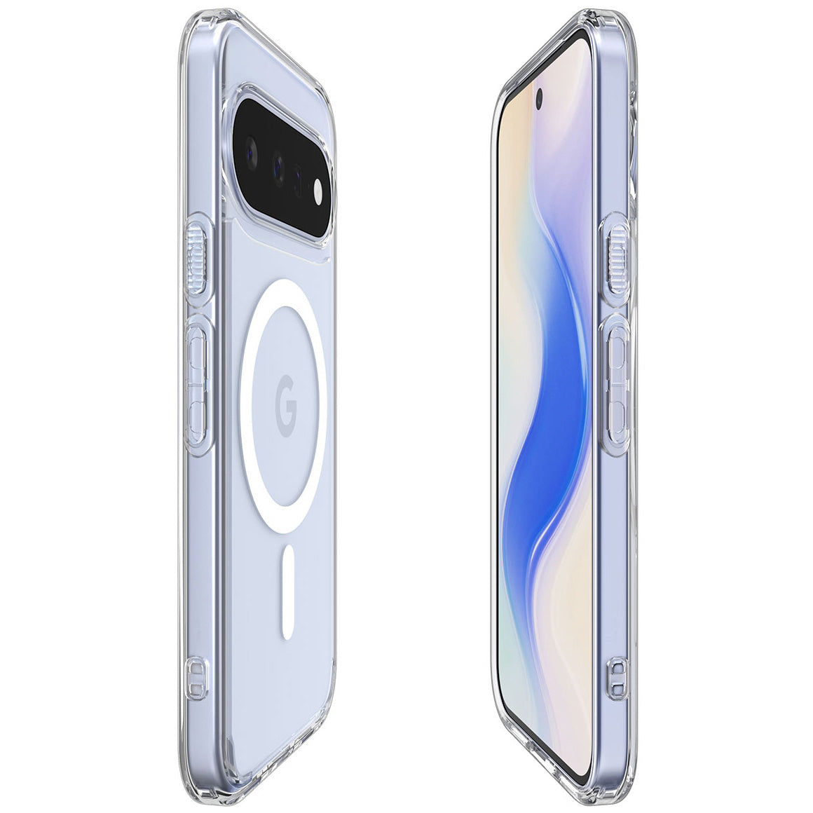 Handyhülle für Google Pixel 11, Spigen Ultra Hybrid Mag mit MagSafe, Transparent