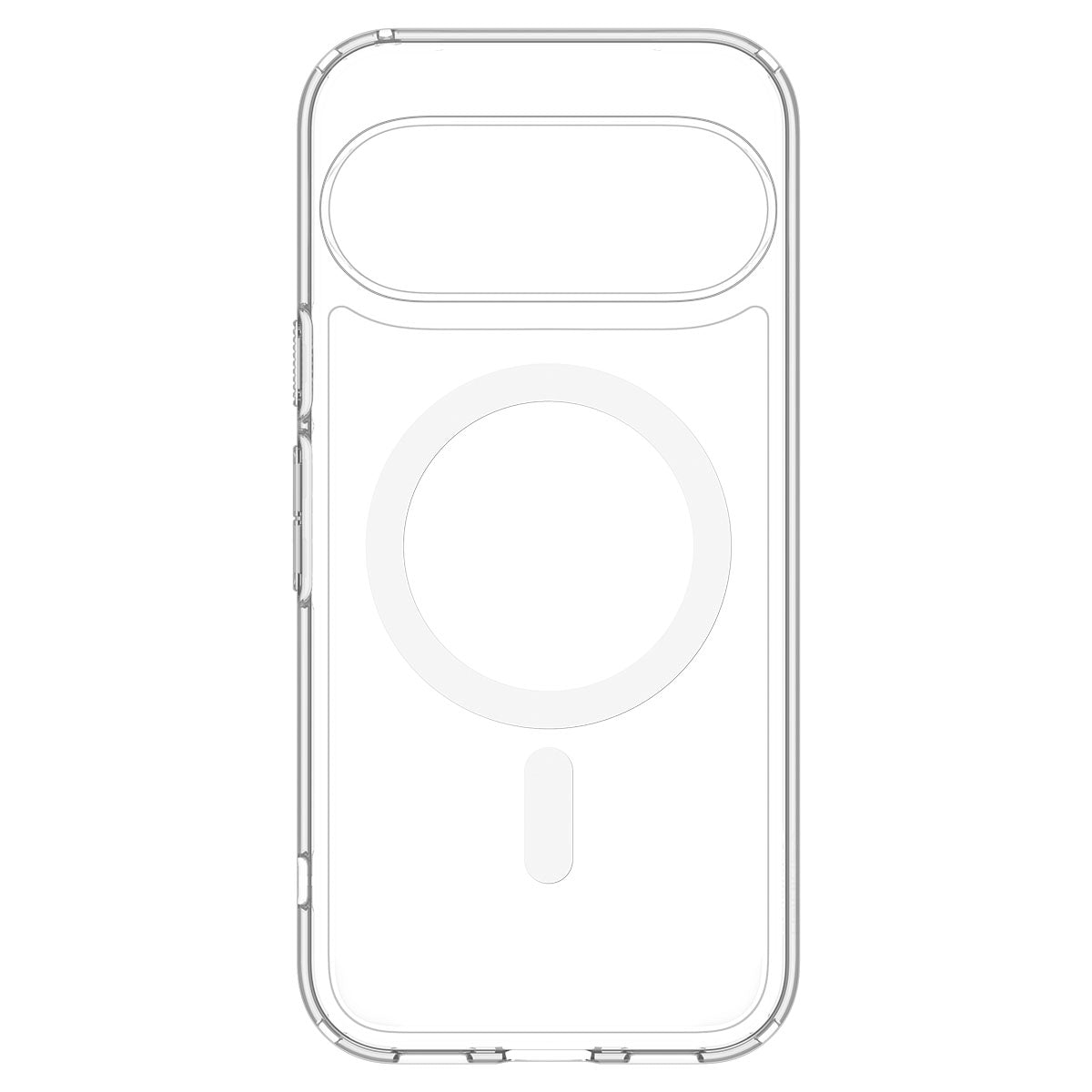 Handyhülle für Google Pixel 11, Spigen Ultra Hybrid Mag mit MagSafe, Transparent