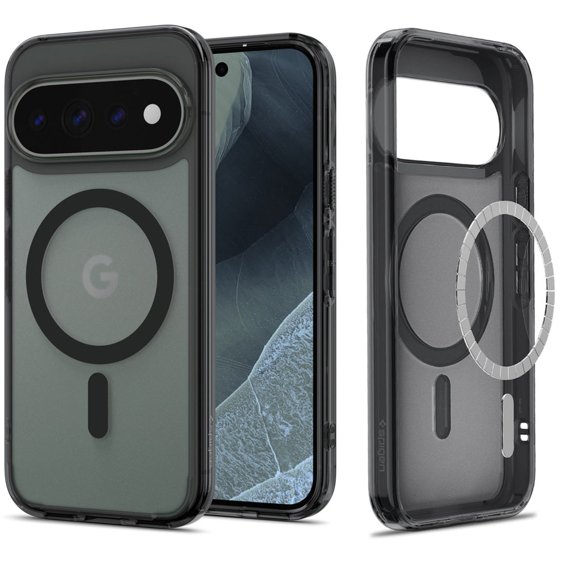 Handyhülle für Google Pixel 11 Pro, Spigen Ultra Hybrid Mag mit MagSafe, Durchscheinend