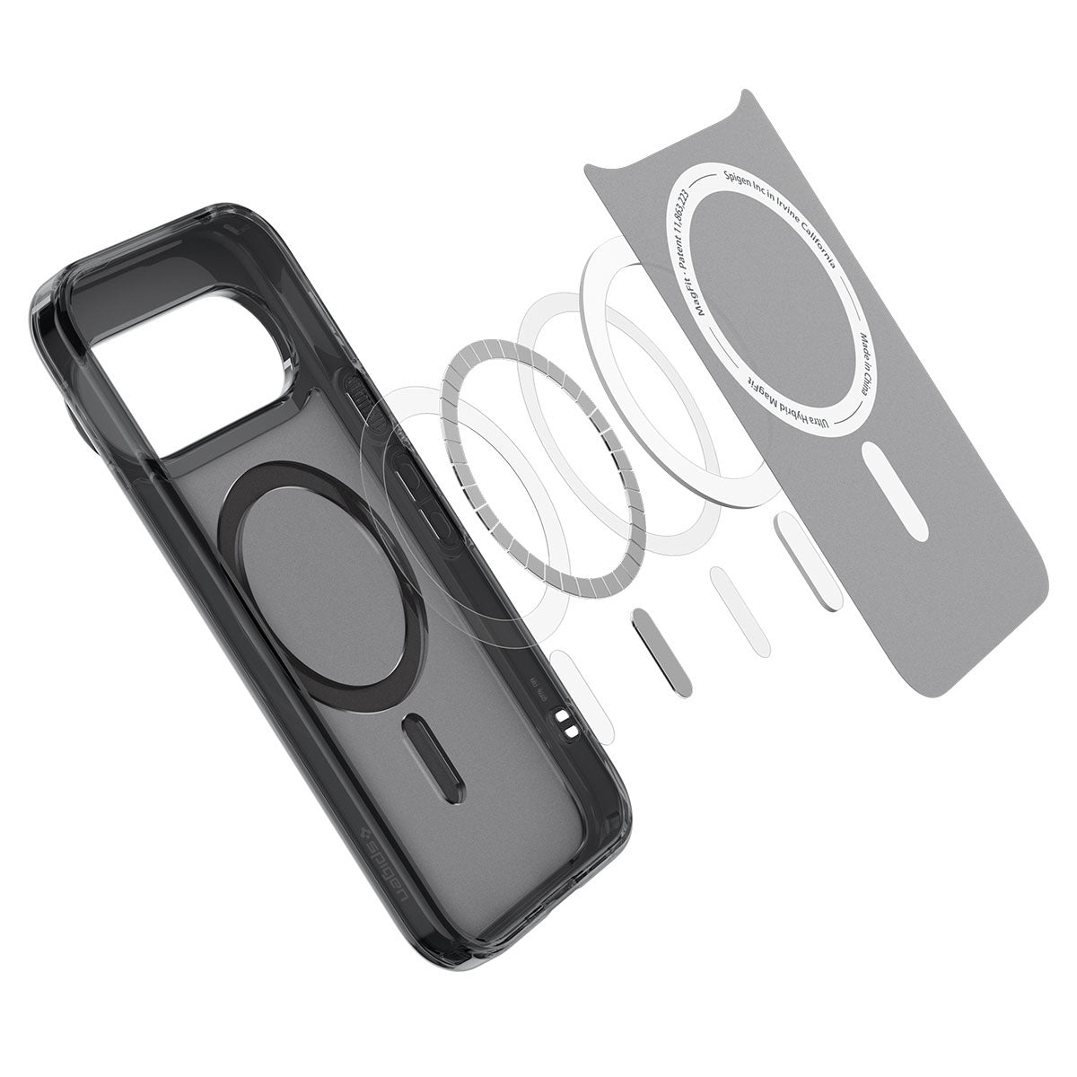 Handyhülle für Google Pixel 11 Pro, Spigen Ultra Hybrid Mag mit MagSafe, Durchscheinend
