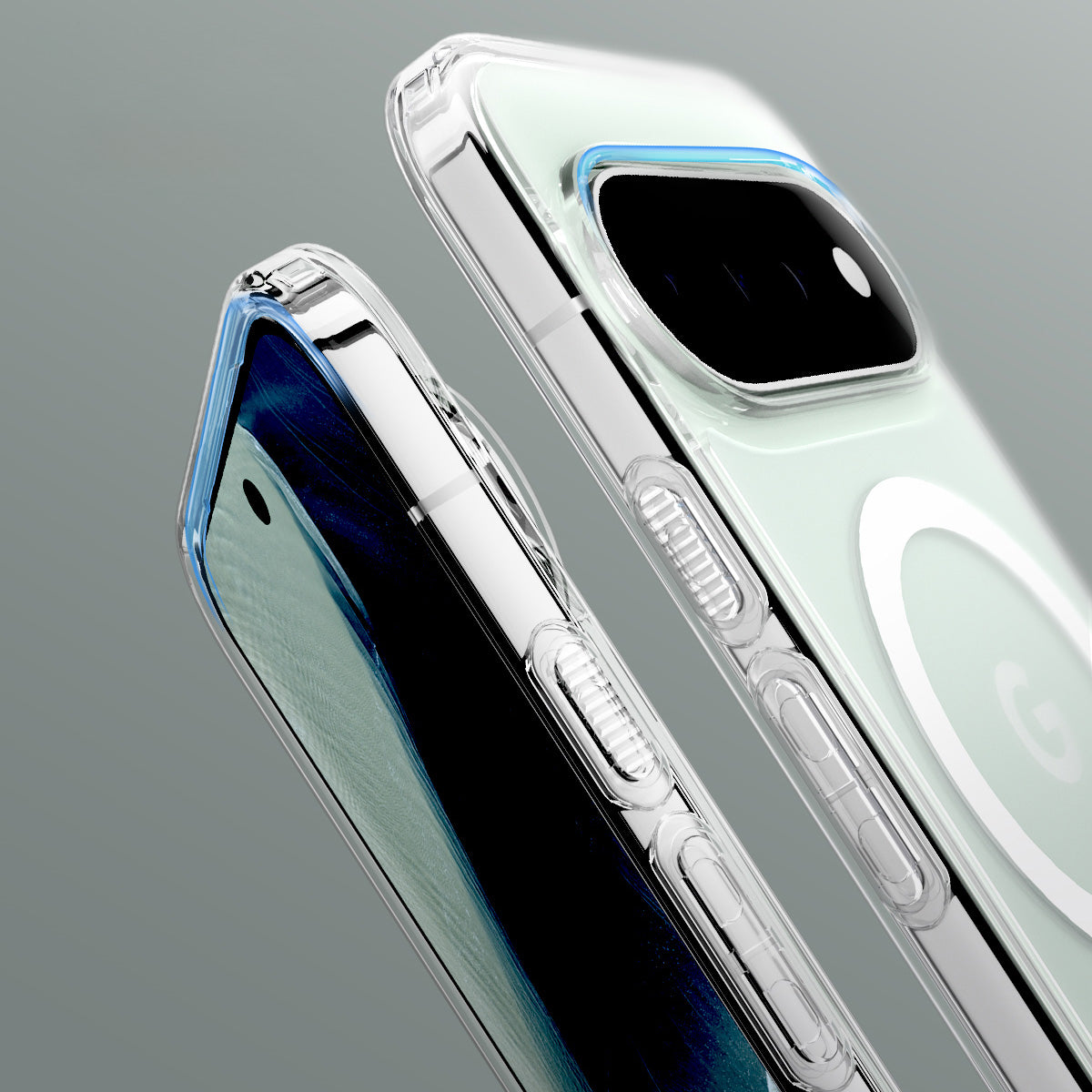 Handyhülle für Google Pixel 11 Pro XL, Spigen Ultra Hybrid Mag mit MagSafe, Transparent