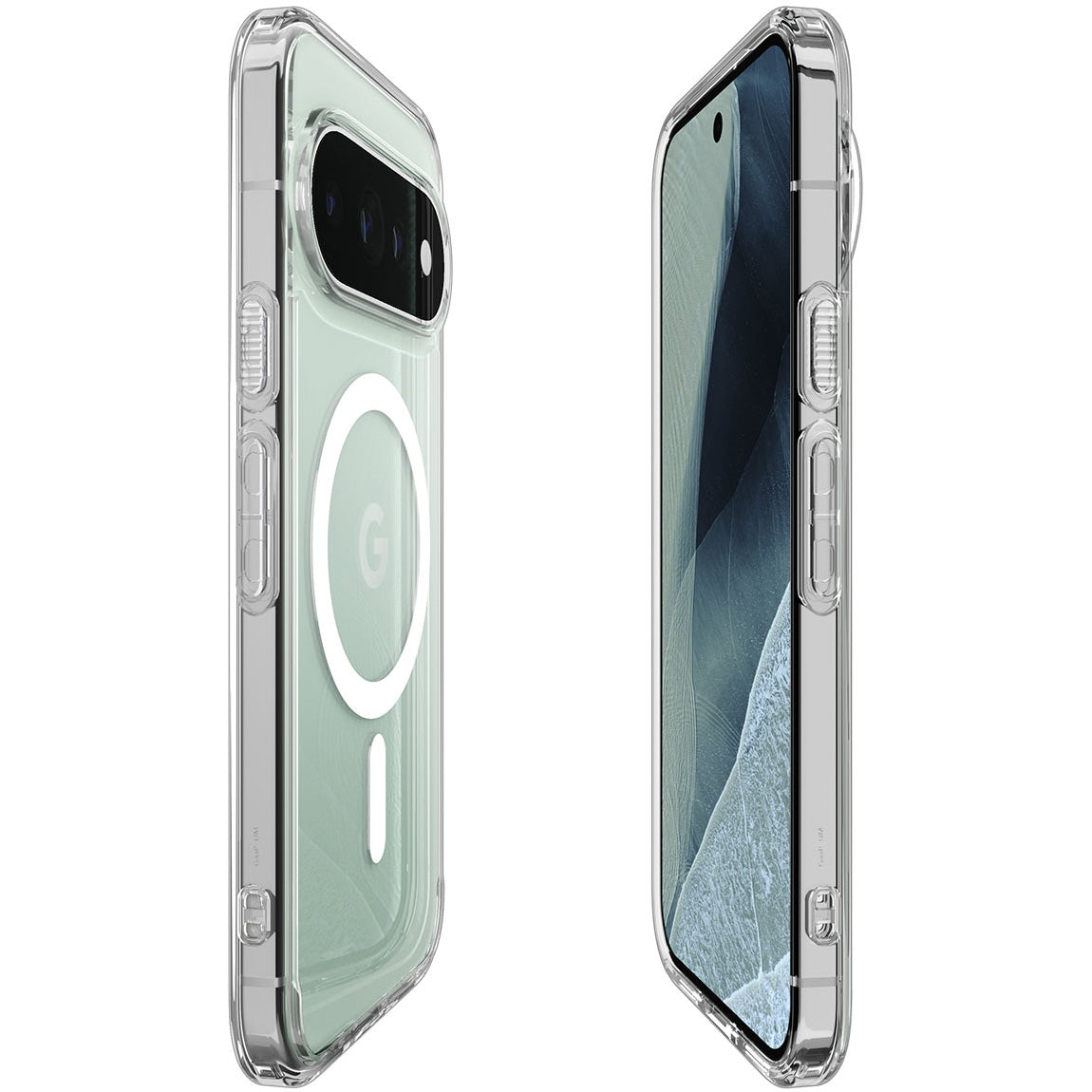 Handyhülle für Google Pixel 11 Pro XL, Spigen Ultra Hybrid Mag mit MagSafe, Transparent