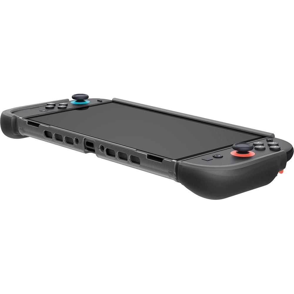 Hülle für Nintendo Switch 2, Spigen Ultra Hybrid, Rauchfarben Schwarz