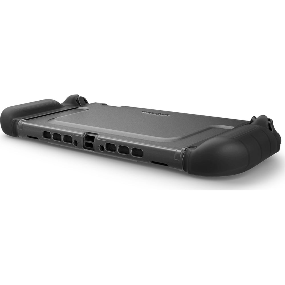 Hülle für Nintendo Switch 2, Spigen Ultra Hybrid, Rauchfarben Schwarz