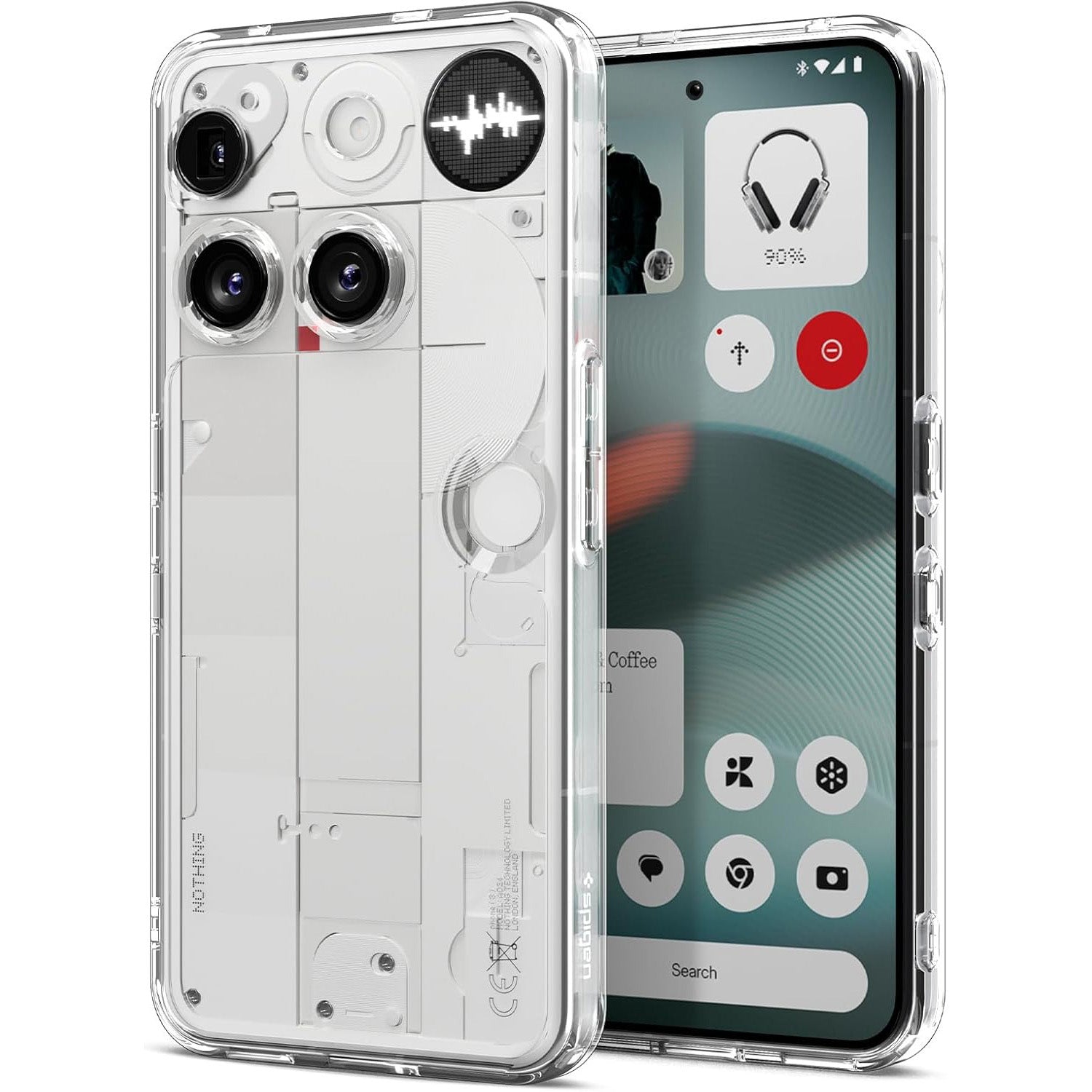 Handyhülle für Nothing Phone 3, Spigen Ultra Hybrid, Transparent