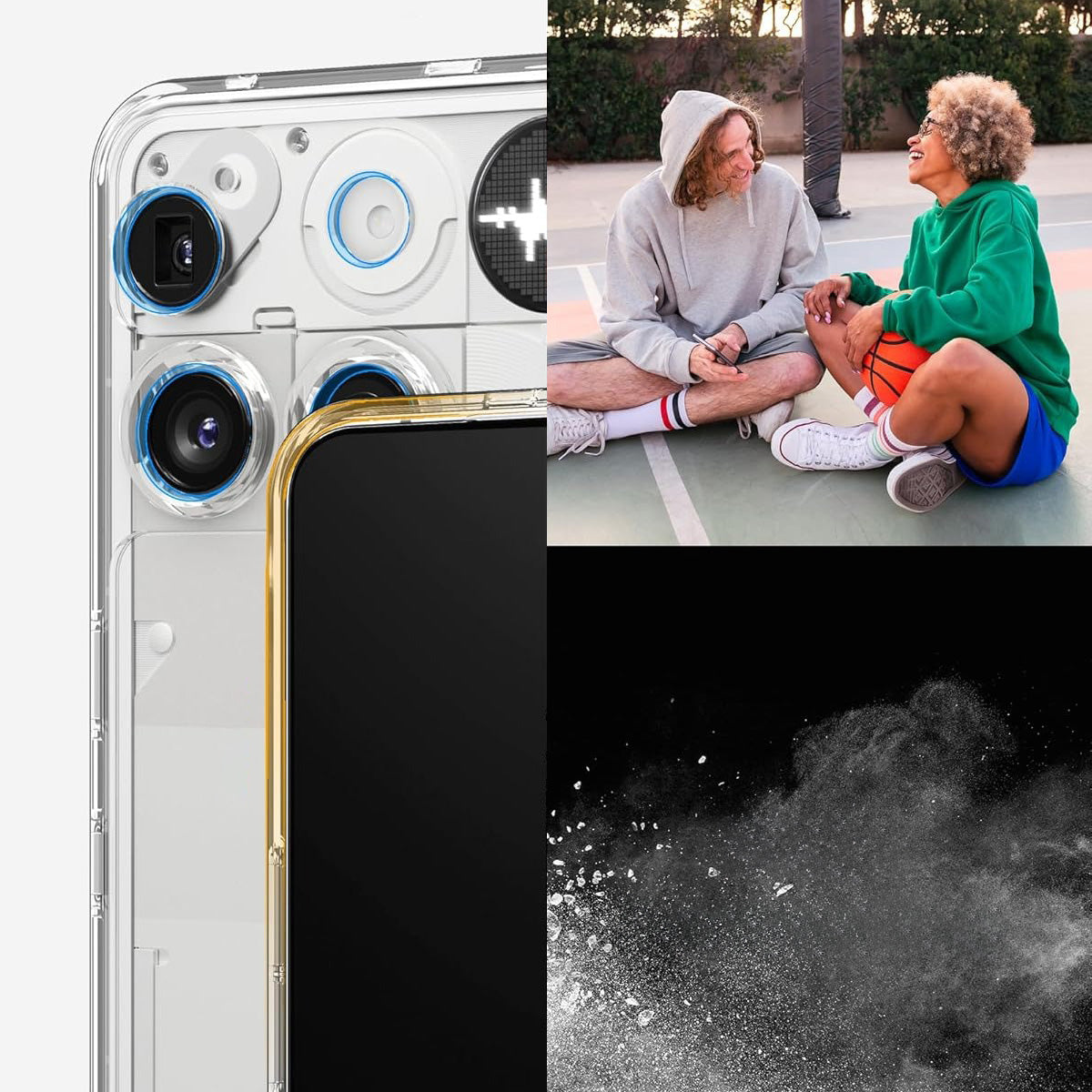 Handyhülle für Nothing Phone 3, Spigen Ultra Hybrid, Transparent