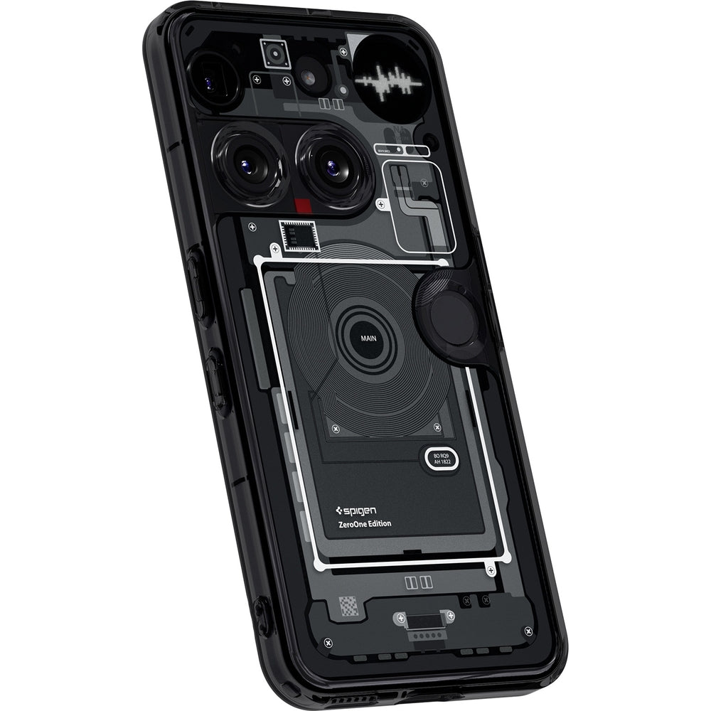 Handyhülle für Nothing Phone 3, Spigen Ultra Hybrid, Rauchfarben-Grau (Zero One)