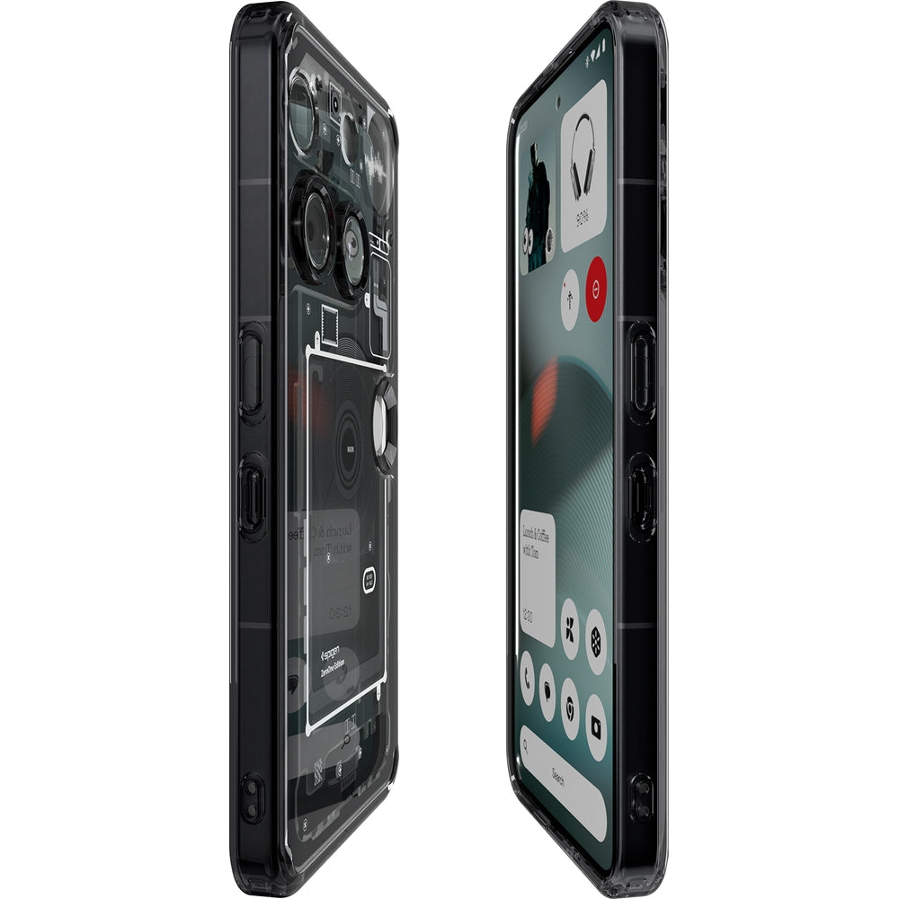 Handyhülle für Nothing Phone 3, Spigen Ultra Hybrid, Rauchfarben-Grau (Zero One)