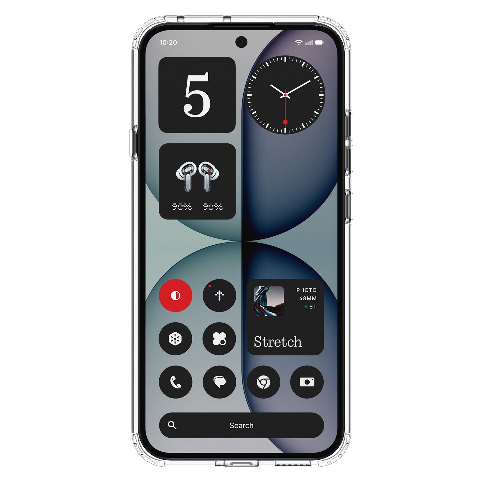 Handyhülle für Nothing Phone 4a, Spigen Ultra Hybrid, Transparent