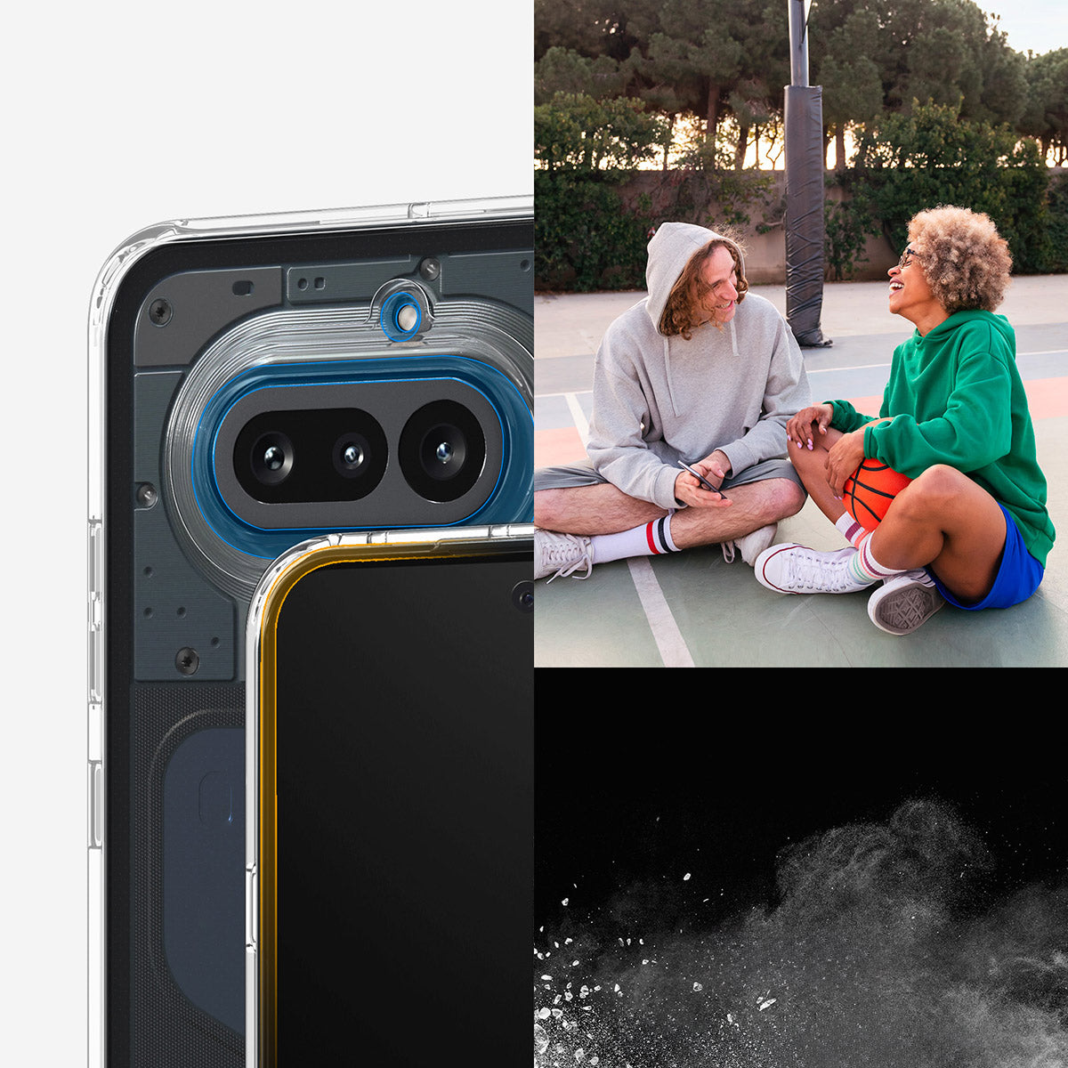 Handyhülle für Nothing Phone 4a, Spigen Ultra Hybrid, Transparent