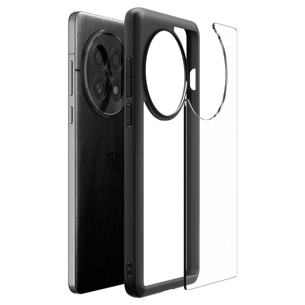 Handyhülle für OnePlus 13, Spigen Ultra Hybrid, Transparent-Schwarz