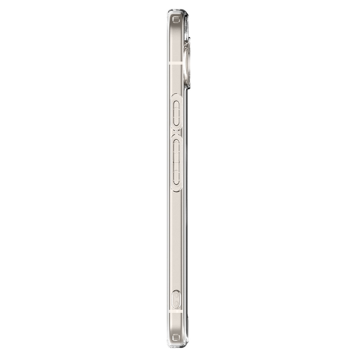 Schutzhülle für Google Pixel 9 / 9 Pro, Spigen Ultra Hybrid OneTap Metal Ring, Transparent-Weiß