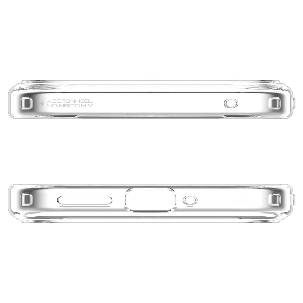 Schutzhülle für Google Pixel 9 / 9 Pro, Spigen Ultra Hybrid OneTap Metal Ring, Transparent-Weiß