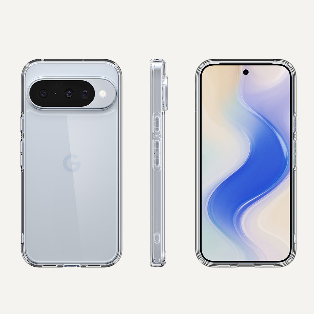 Handyhülle für Google Pixel 10 Pro / Pixel 10, Spigen Ultra Hybrid, Transparent