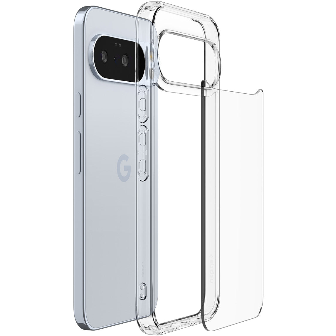 Handyhülle für Google Pixel 10 Pro / Pixel 10, Spigen Ultra Hybrid, Transparent