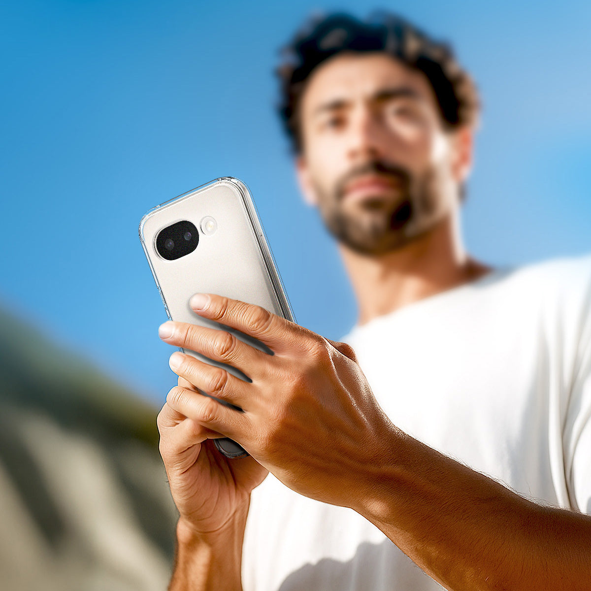 Handyhülle für Google Pixel 10a, Spigen Ultra Hybrid, Transparent