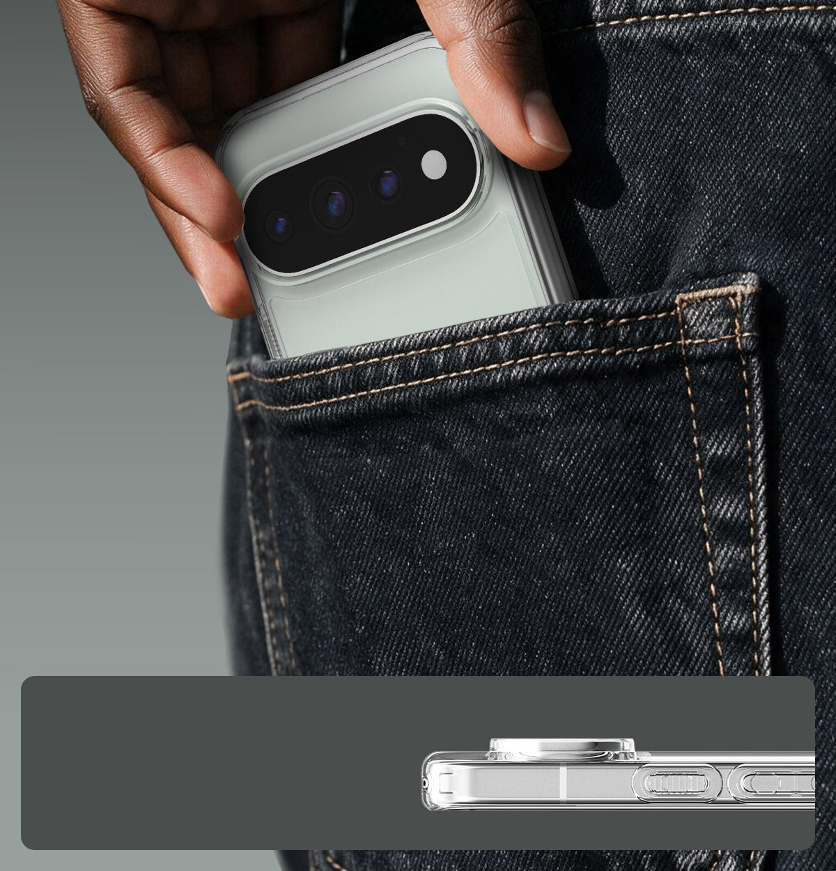 Handyhülle für Google Pixel 11 Pro, Spigen Ultra Hybrid, Transparent
