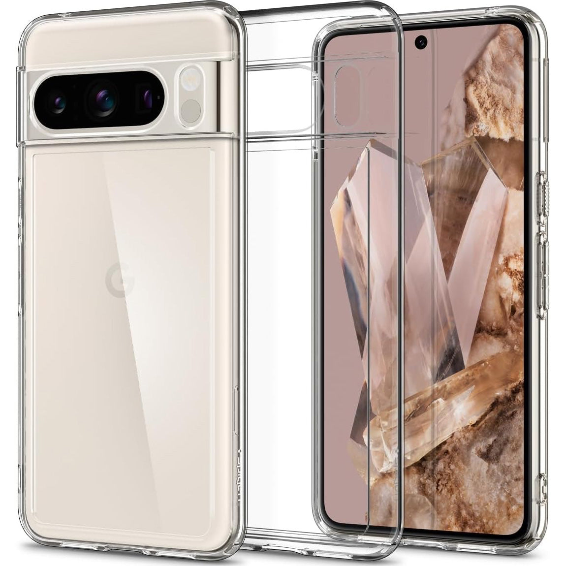 Schutzhülle Spigen Ultra Hybrid für Google Pixel 8 Pro, Transparent