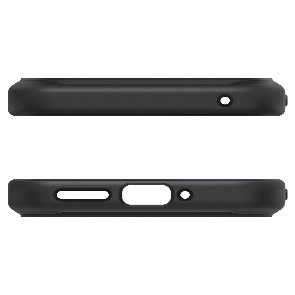 Schutzhülle für Google Pixel 9 / 9 Pro, Spigen Ultra Hybrid, Transparent/Schwarz
