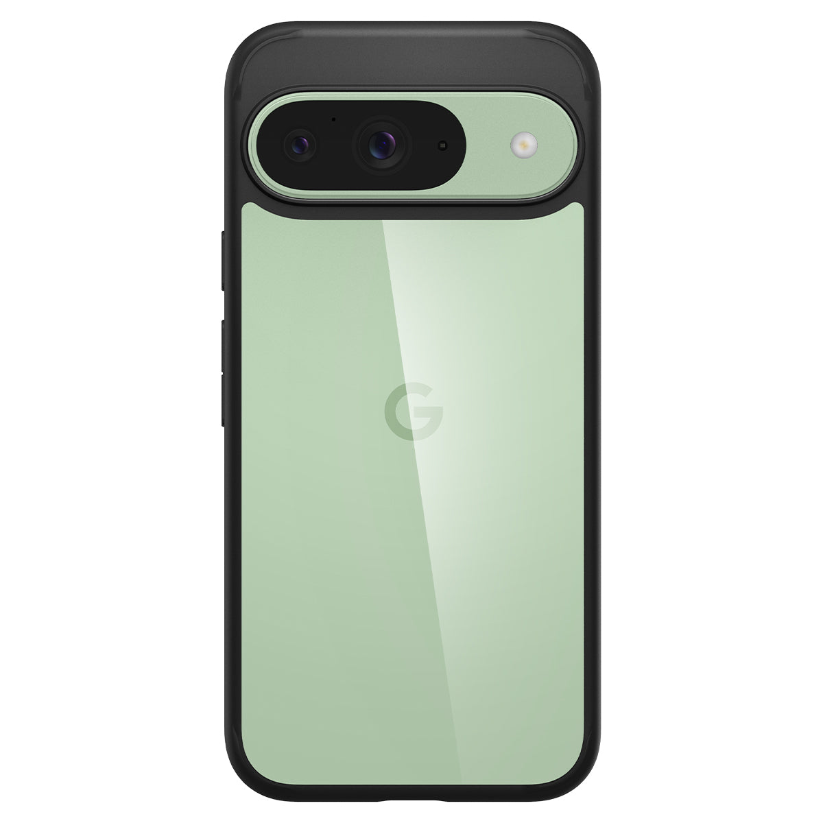 Schutzhülle für Google Pixel 9 / 9 Pro, Spigen Ultra Hybrid, Transparent/Schwarz