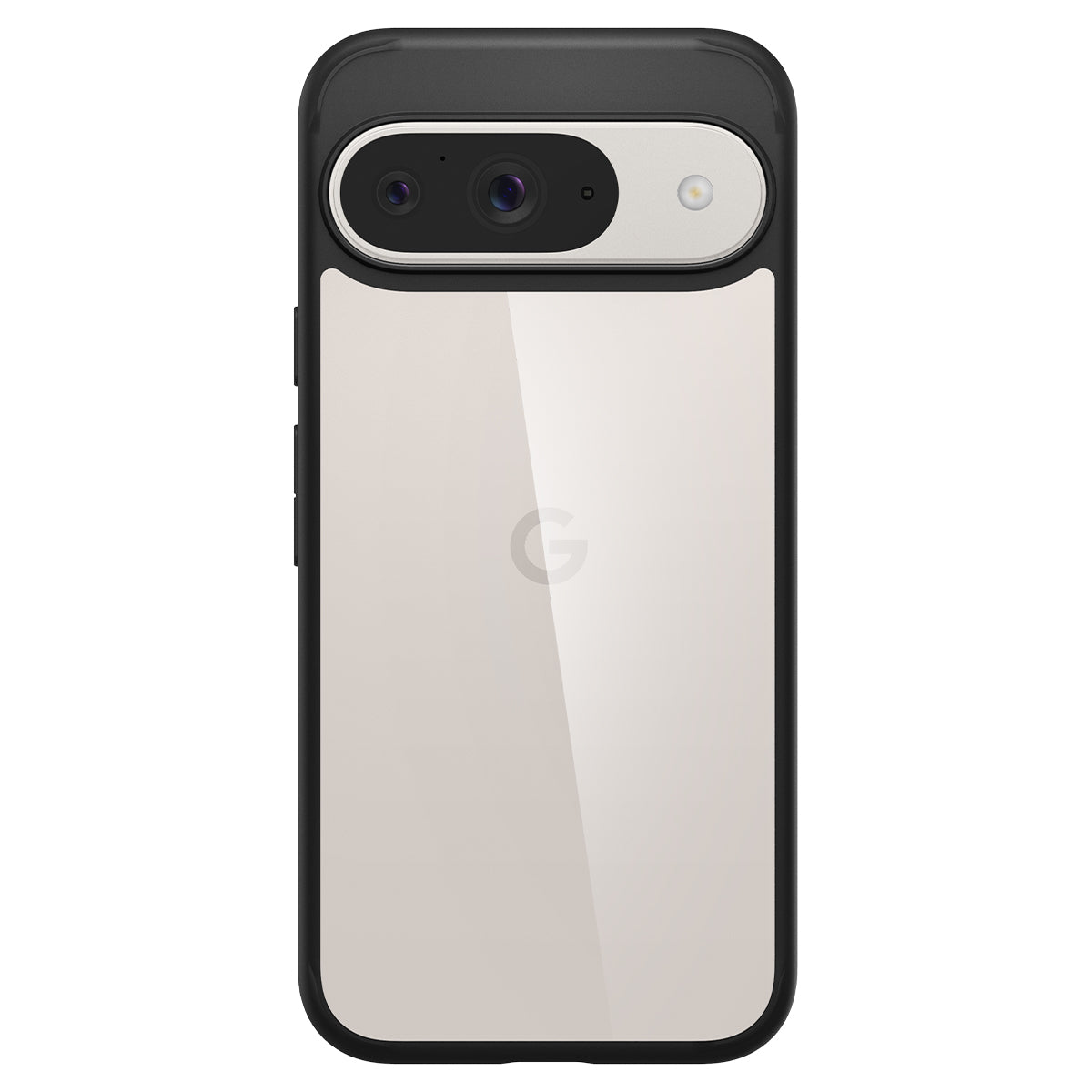 Schutzhülle für Google Pixel 9 / 9 Pro, Spigen Ultra Hybrid, Transparent/Schwarz