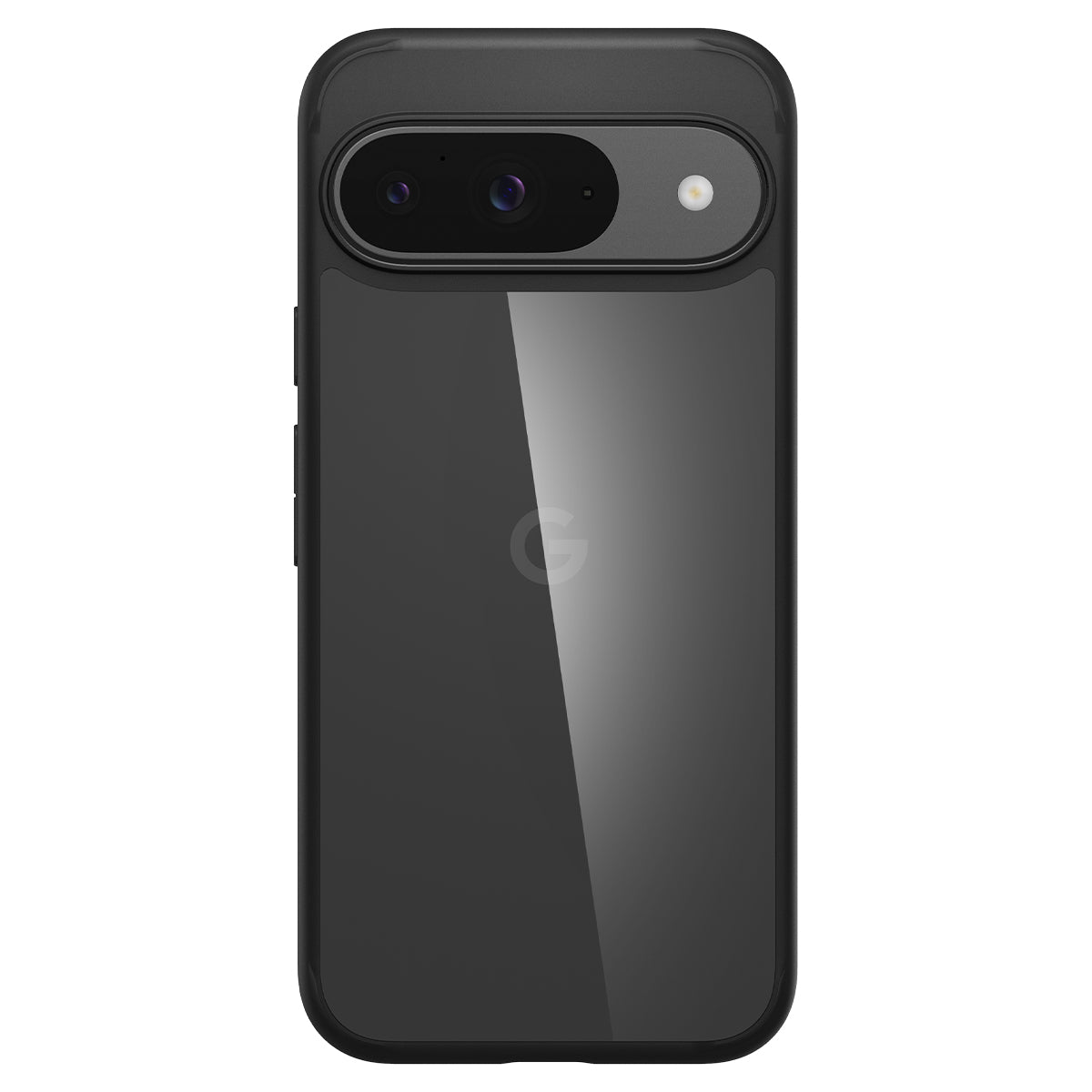 Schutzhülle für Google Pixel 9 / 9 Pro, Spigen Ultra Hybrid, Transparent/Schwarz