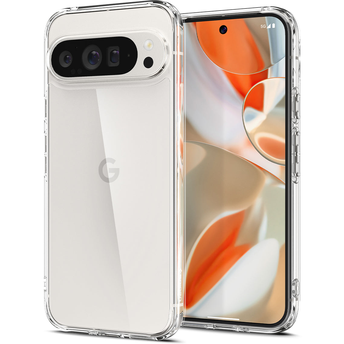 Schutzhülle für Google Pixel 9 Pro XL, Spigen Ultra Hybrid, Transparent