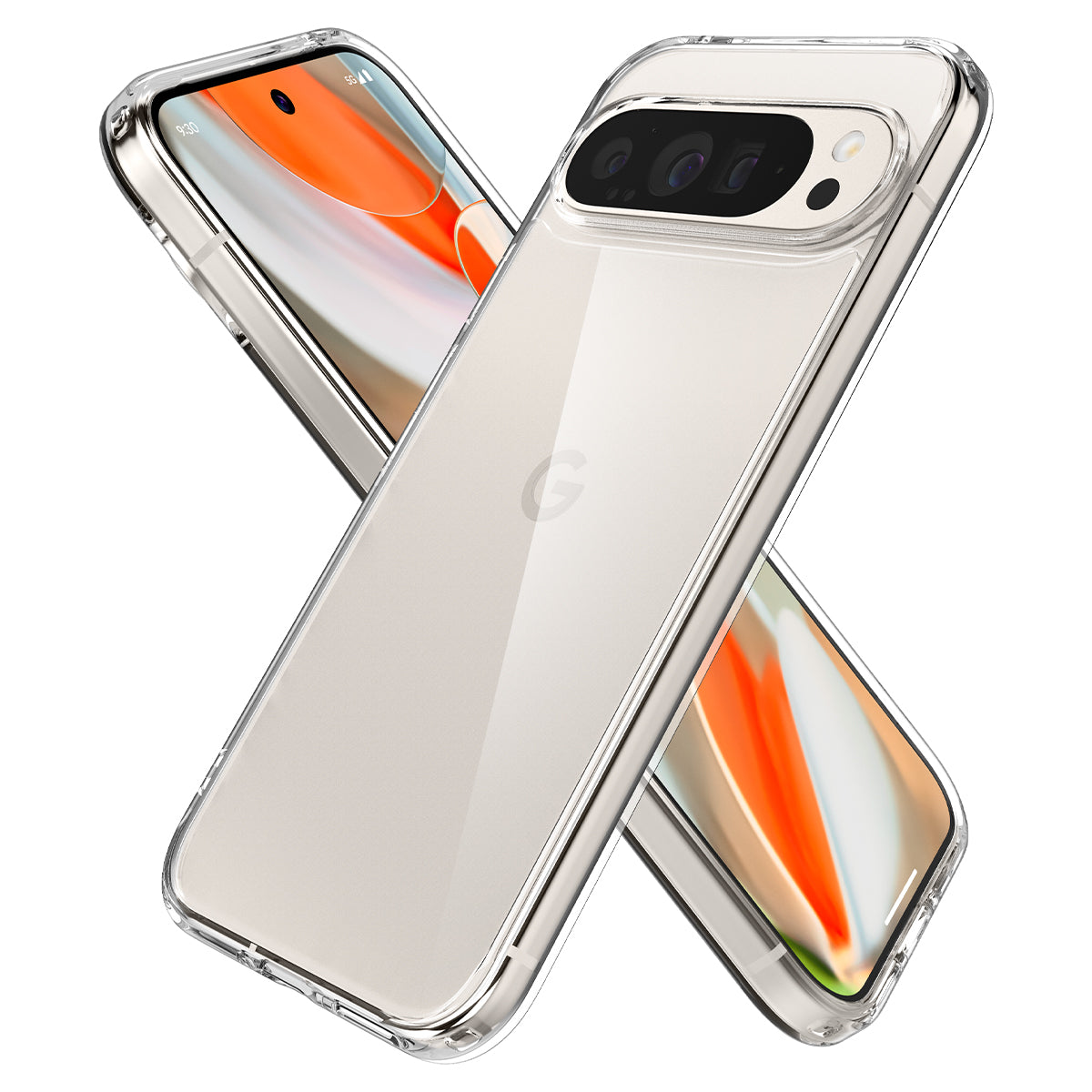 Schutzhülle für Google Pixel 9 Pro XL, Spigen Ultra Hybrid, Transparent