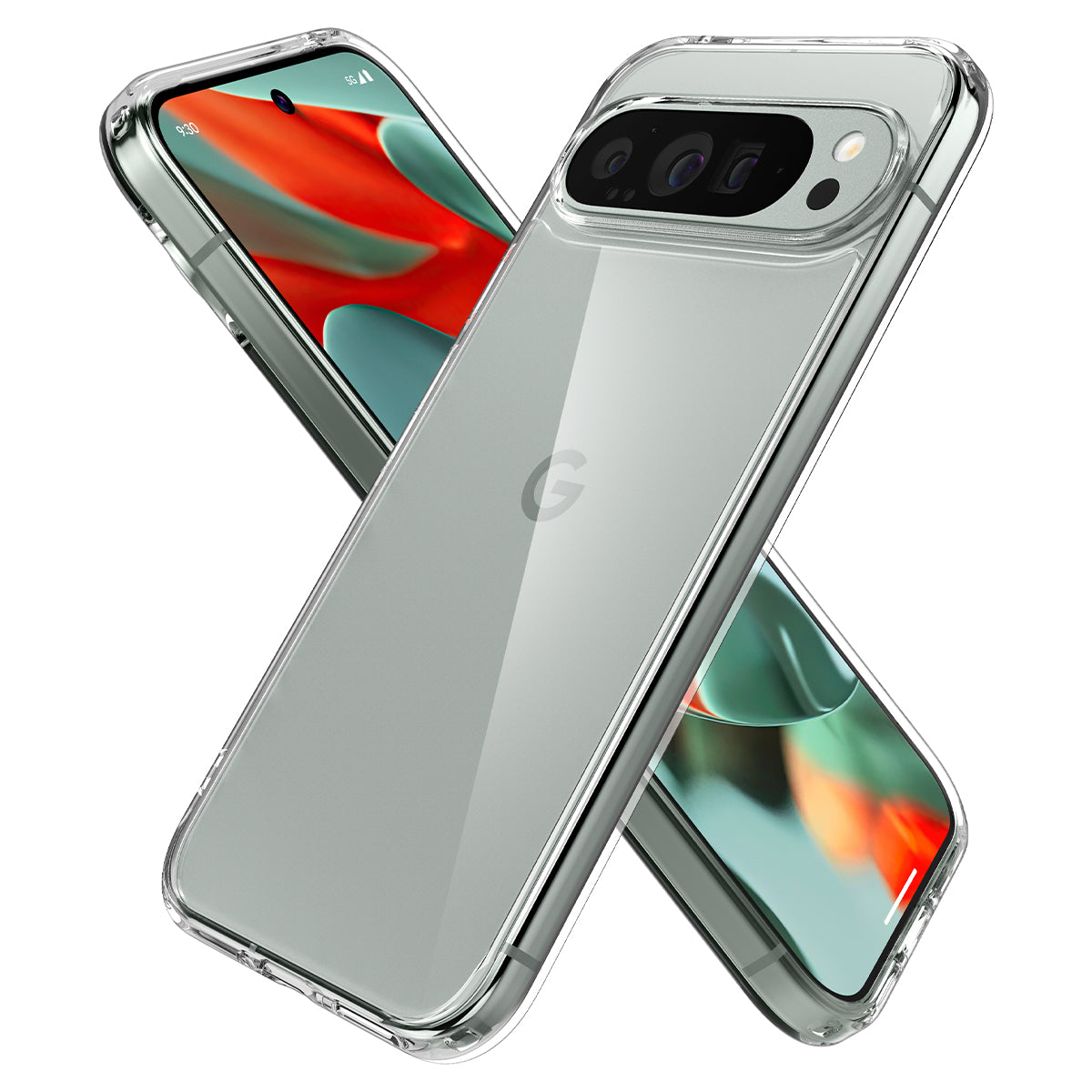 Schutzhülle für Google Pixel 9 Pro XL, Spigen Ultra Hybrid, Transparent