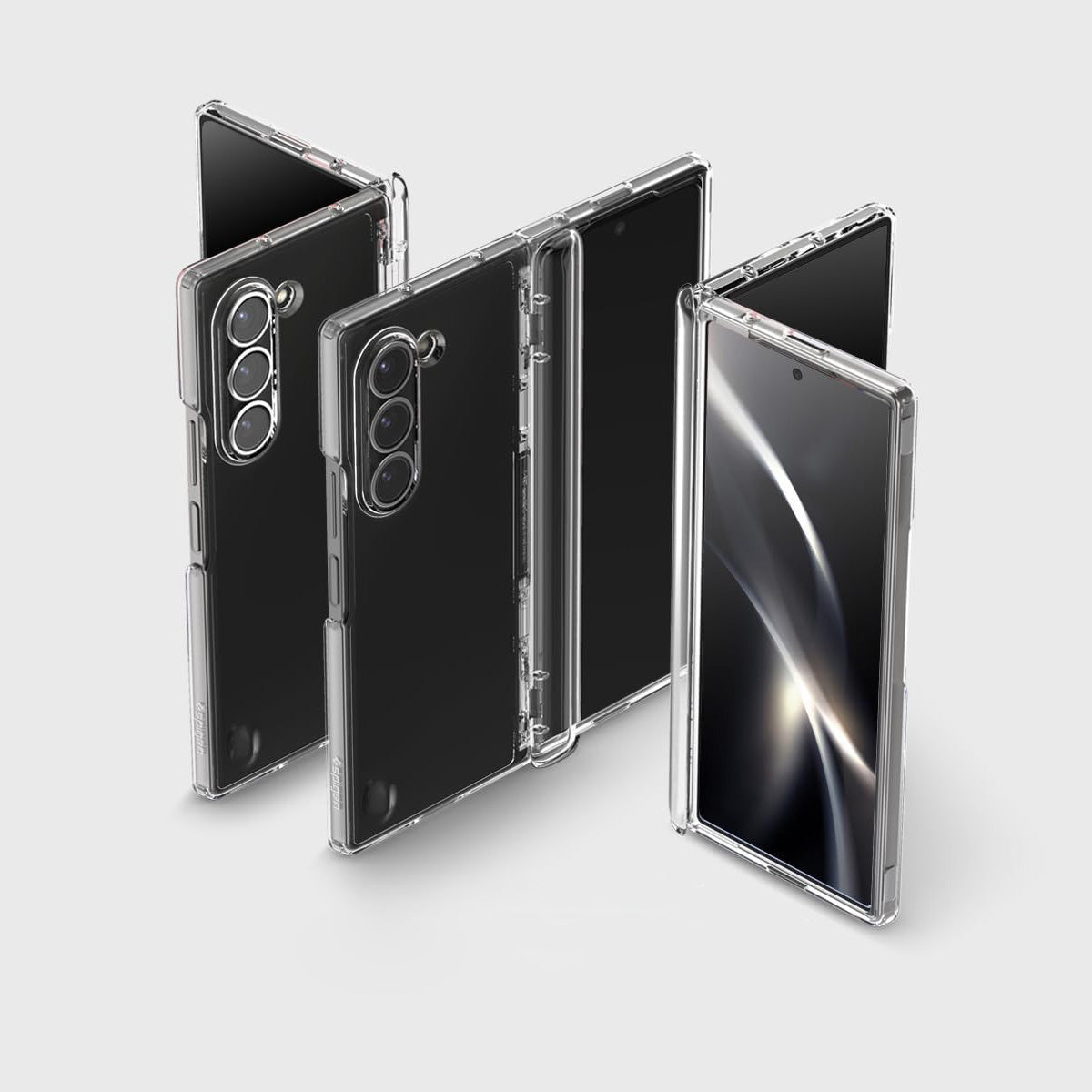 Schutzhülle für Galaxy Z Fold6, Spigen Ultra Hybrid Pro, Transparent