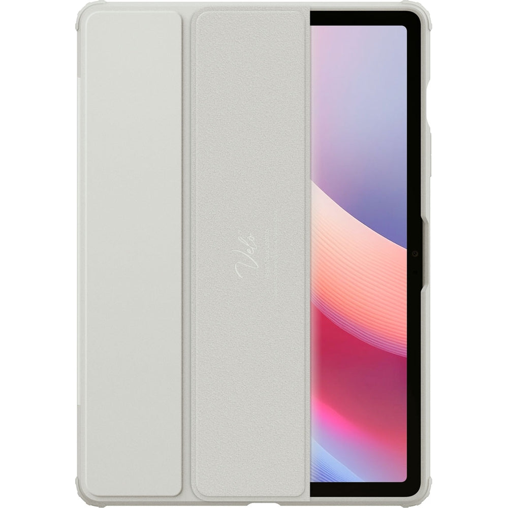 Hülle für Galaxy Tab S10 FE / S9, Spigen Ultra Hybrid Pro, Grau-Transparent