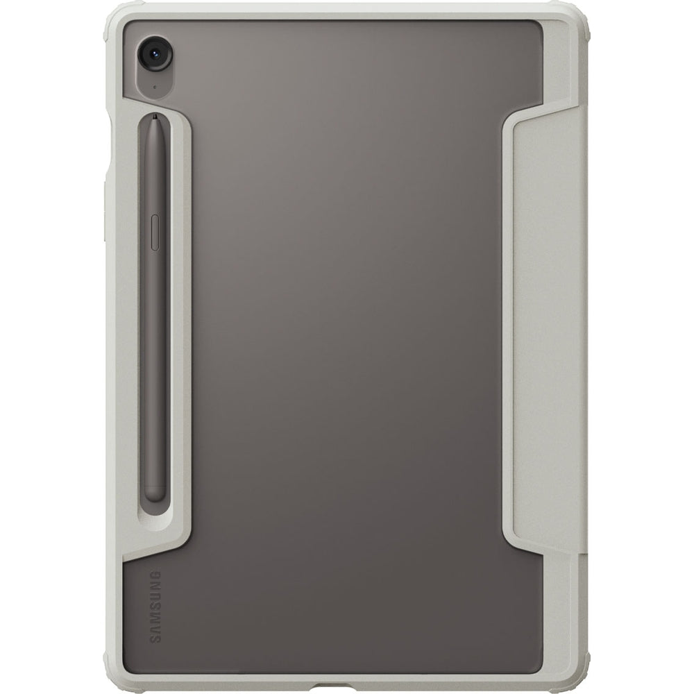 Hülle für Galaxy Tab S10 FE / S9, Spigen Ultra Hybrid Pro, Grau-Transparent
