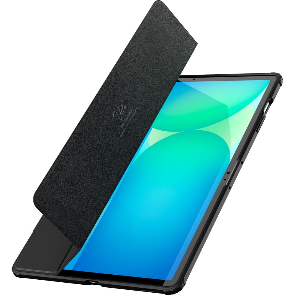 Hülle für Galaxy Tab S10 FE Plus, Spigen Ultra Hybrid Pro, Schwarz-Transparent