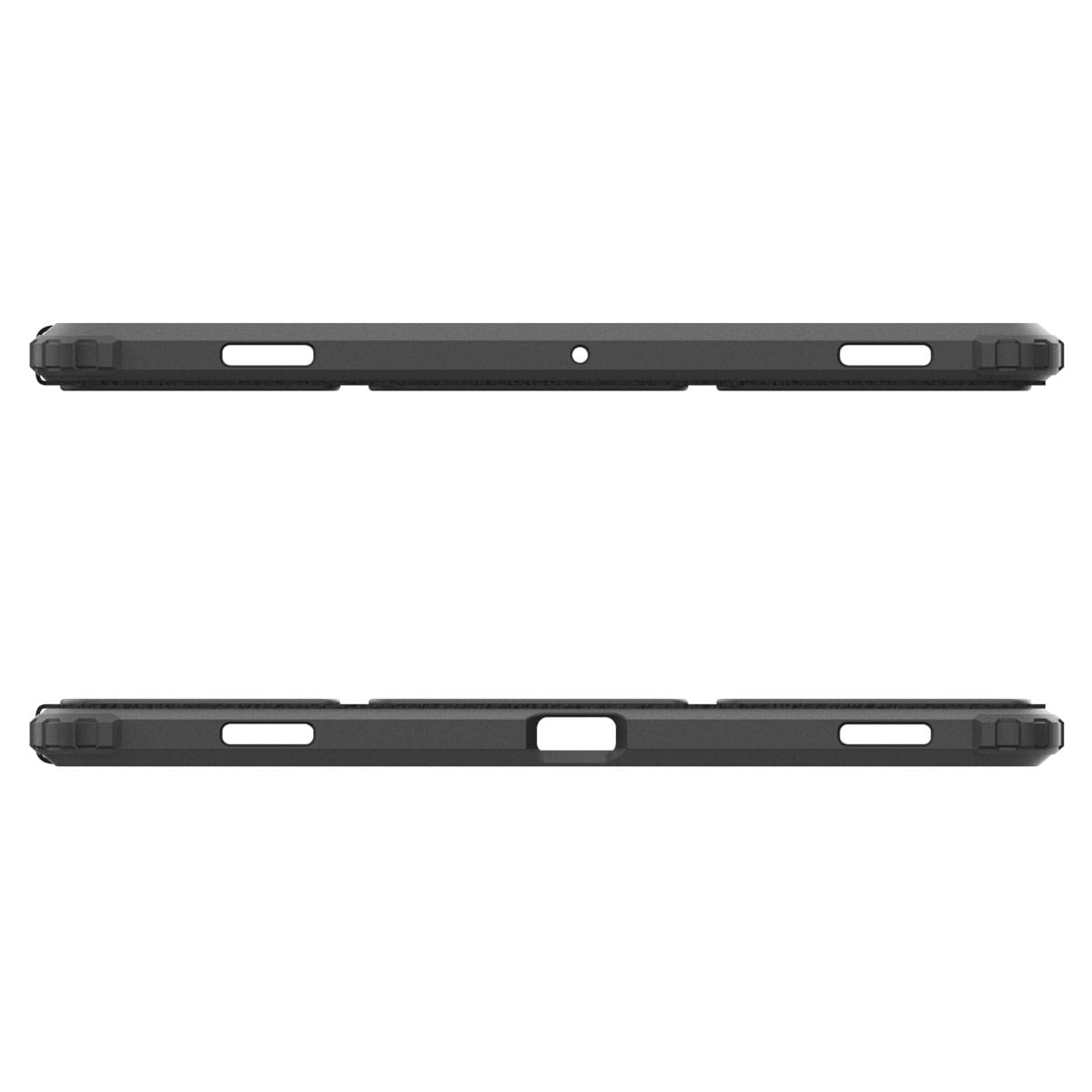 Schutzhülle für Galaxy Tab S10 FE / S9, Spigen Ultra Hybrid Pro, Schwarz und Transparent