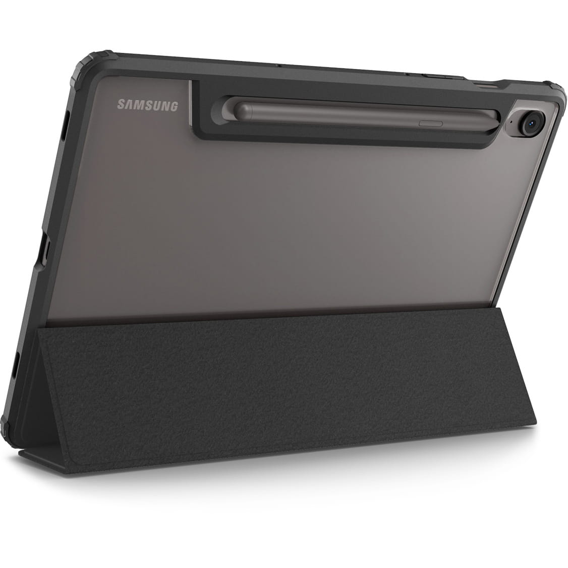 Schutzhülle für Galaxy Tab S10 FE / S9, Spigen Ultra Hybrid Pro, Schwarz und Transparent