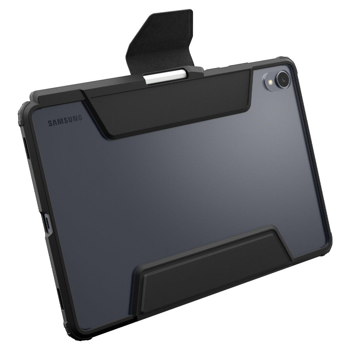 Schutzhülle für Galaxy Tab S11, Spigen Ultra Hybrid Pro, Schwarz-Transparent