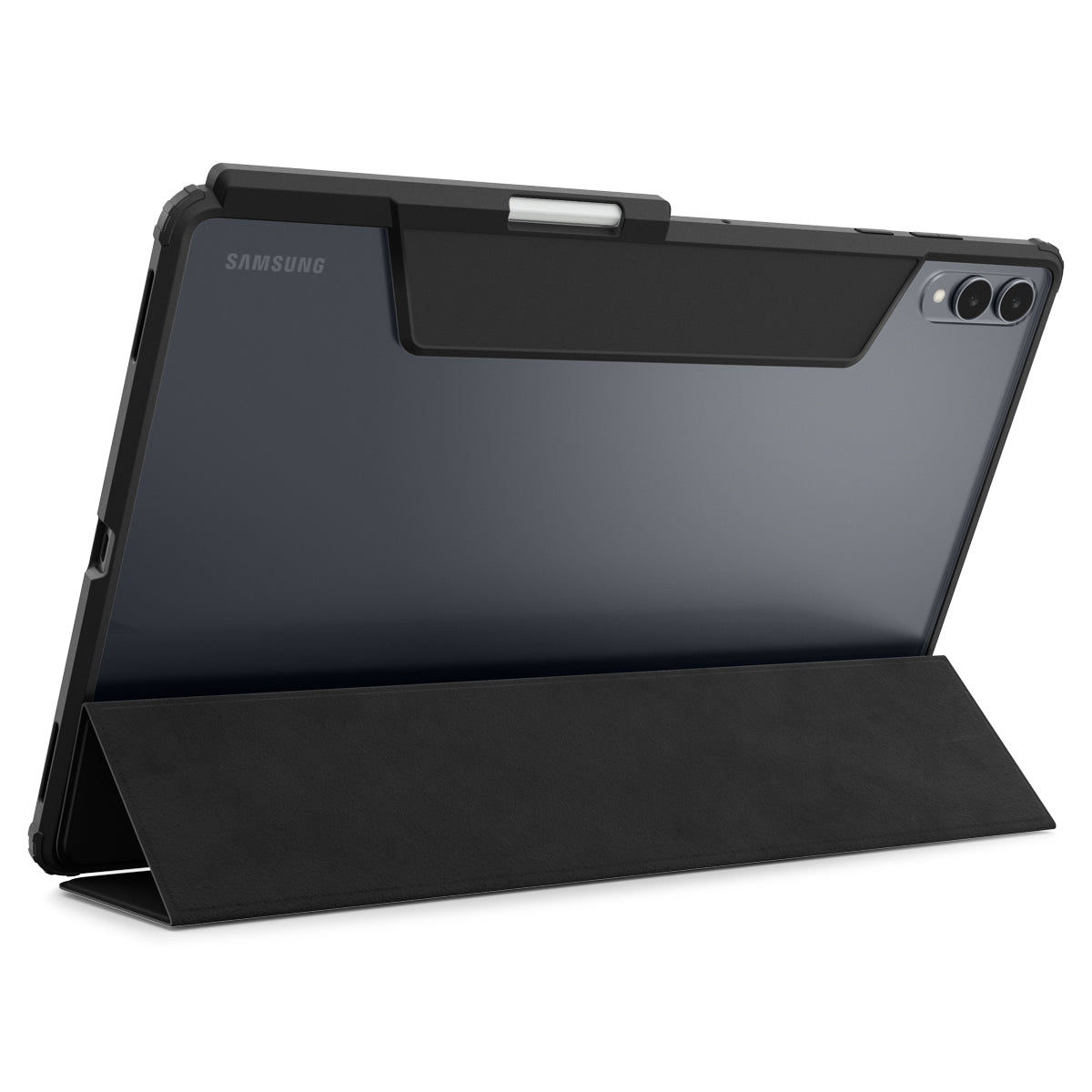 Schutzhülle für Galaxy Tab S11 Ultra, Spigen Ultra Hybrid Pro, Schwarz-Transparent